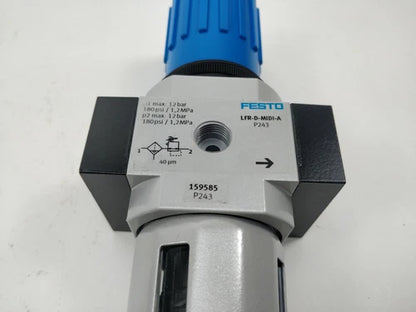 Festo LFR-1/2-D-MIDI-A 159585 Filter regulator One Free Shipping