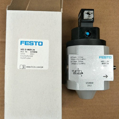 Festo HEE-D-MIDI-24 172959 Valve One Free Shipping HEEDMIDI24