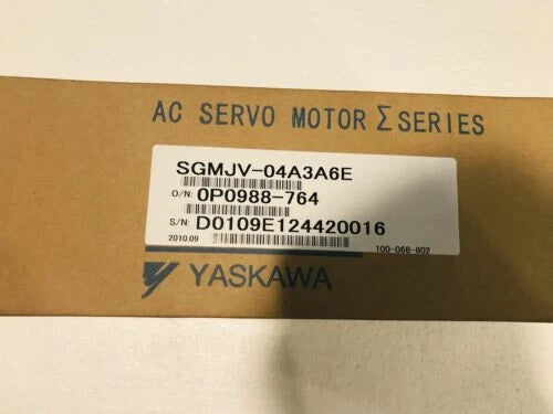 Yaskawa SGMJV-04A3A6E Servo Motor 1PC ping SGMJV04A3A6E
