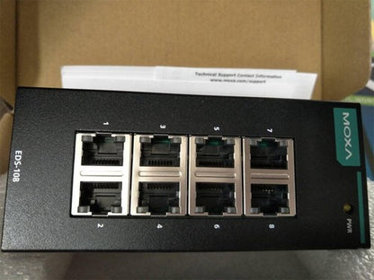 1PC  Moxa EDS-108 Industrial Grade Non Network Switch EDS108