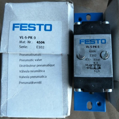 Festo VL-5-PK-3 4504 Valve One ping VL5PK3