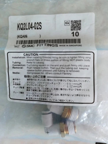 1Bag/10PCS SMC KQ2L04-02S Fittings KQ2L0402S Free Shipping