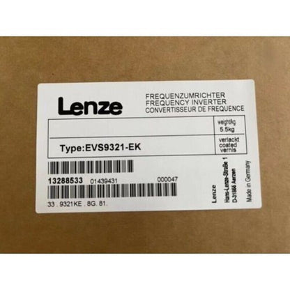 LENZE EVS9321-EK Inverter One EVS9321EK ping