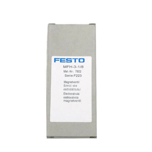 Festo MFH-3-1/8 7802 Solenoid Valve - New MFH31/8 Model - FESTO