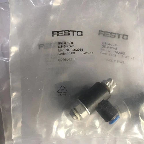 One Festo GRLA-1/8-QS-6-RS-B 162965 Valve GRLA1/8QS6RSB Free Shipping