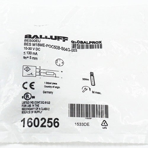 BALLUFF BES M18ME-POC50B-S04G-003 BES00EU Inductive Sensor One