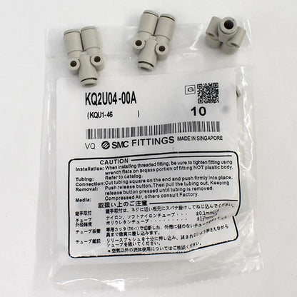 1Bag/10PCS SMC KQ2U04-00A Fittings KQ2U0400A Free Shipping