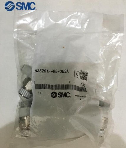 10PCS SMC AS3201F-03-06SA Throttle Valve AS3201F0306SA Free Shipping