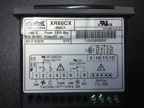 1PC DIXELL XR60CX-5N0C1 XR60CX5N0C1 Thermostat Controller  ping