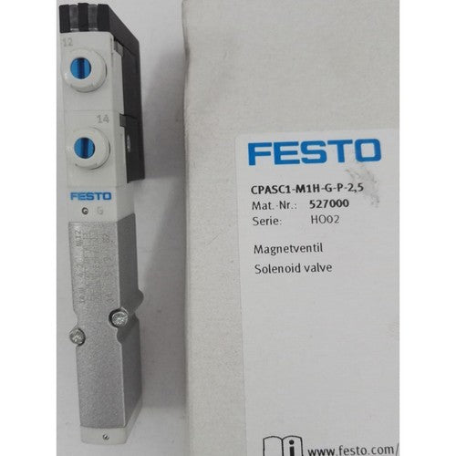 Festo 527000 CPASC1-M1H-G-P-2,5 Solenoid Valve One CPASC1-M1H-G-P-2.5