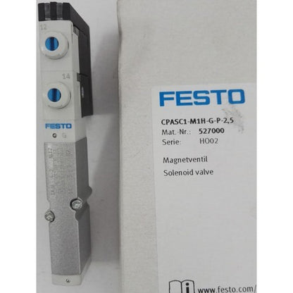 Festo 527000 CPASC1-M1H-G-P-2,5 Solenoid Valve One CPASC1-M1H-G-P-2.5