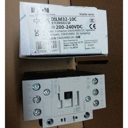 1PC EATON MOELLER DILM32-10C 200-240VDC Contactor DILM3210C
