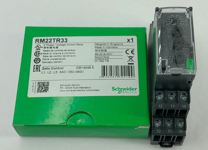 1PC Schneider RM22TR33 Voltage Control Relay Free Shipping