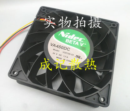 1pcs NIDEC V35130-33 12CM 24V 1.7A Inverter Fan