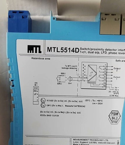 1PC MTL MTL5514D Safety Barrier ping