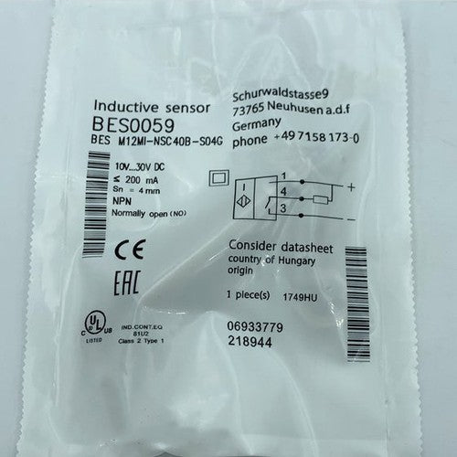 BALLUFF BES M12MI-NSC40B-S04G Sensor One Free Shipping