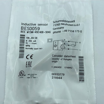 BALLUFF BES M12MI-NSC40B-S04G Sensor One Free Shipping