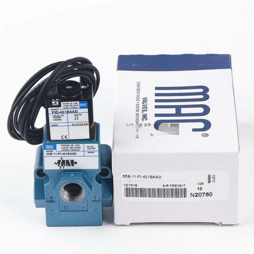 MAC 55B-11-PI-421BAAD Solenoid Valve One 55B11PI421BAAD