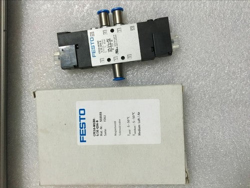 Festo CPE10-M1BH-5/3E-QS6-B 533155 Solenoid Valve One CPE10M1BH5/3EQS6B