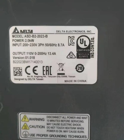 Delta ASD-B2-2023-B Servo Driver One ASDB22023B ping