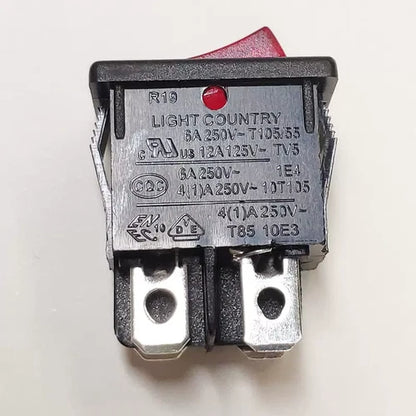 1PC 6A 250VAC T105/55 Red Lamp R19 Rocker Switch 4 Pins 2 Positions #ke
