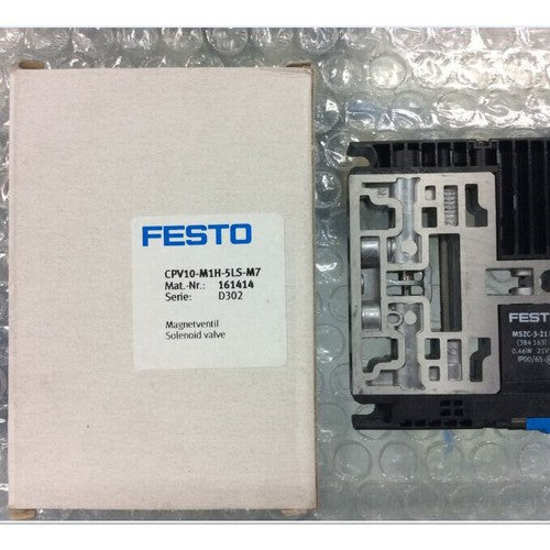 Festo CPV10-M1H-5LS-M7 161414 Solenoid Valve One Free Shipping CPV10M1H5LSM7