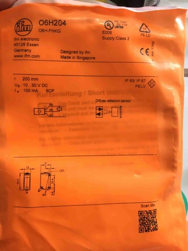 IFM O6H204 Photoelectric Switch Sensor One Free Shipping