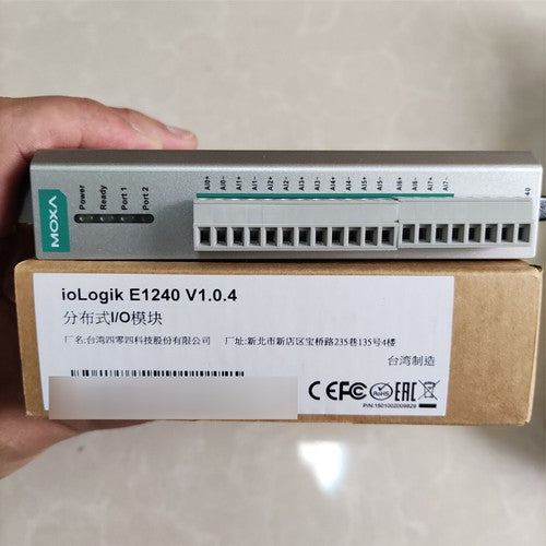 1PC  Moxa E1240 iologik V1.0.3 Remote Ethernet module ping