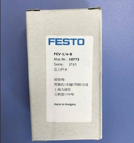Festo PEV-1/4-B 10773 Pressure Switch One Free Shipping PEV1/4B