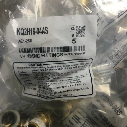 1Bag/5PCS SMC KQ2H16-04AS Fittings KQ2H1604AS Free Shipping