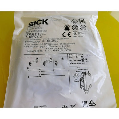 SICK GSE6-P1211 Photoelectric Sensor One Free Shipping GSE6P1211