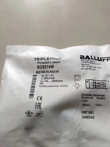 Balluff BOS014W BOS 18M-PA-RH22-S4 Photoelectric switch sensor One
