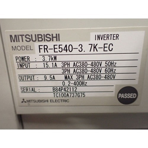 One Mitsubishi FR-E540-3.7K-EC Inverter FRE5403.7KEC ping