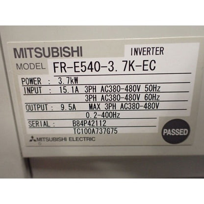 One Mitsubishi FR-E540-3.7K-EC Inverter FRE5403.7KEC ping