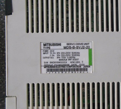 1PC Mitsubishi MDS-B-SVJ2-20 Servo Drive MDSBSVJ220 ping
