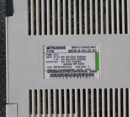 1PC Mitsubishi MDS-B-SVJ2-20 Servo Drive MDSBSVJ220 ping
