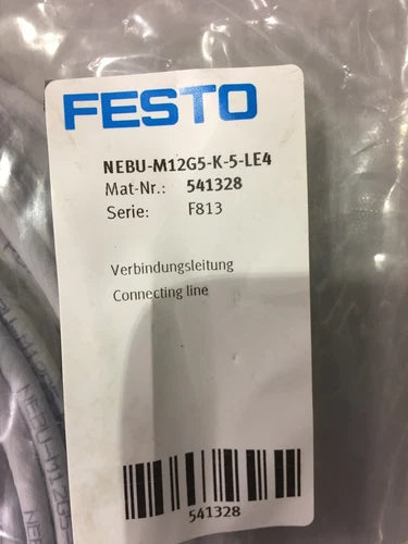 One Festo NEBU-M12G5-K-5-LE4 541328 Cable Free Shipping