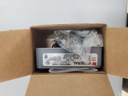 Federal Signal 350-120-30 Horn Surface Mount Electric 120vac Vibratone - FEDERAL SIGNAL