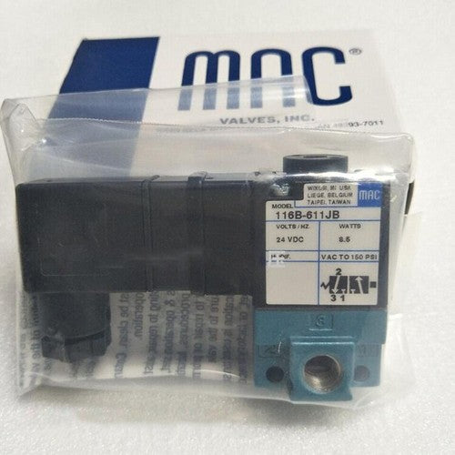 MAC 116B-611JB 24VDC Solenoid Valve One Free Shipping