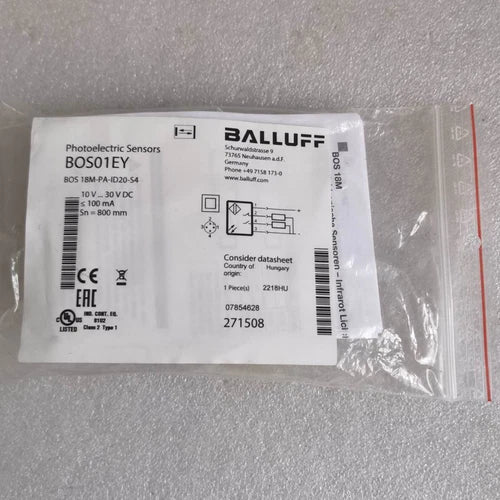 BALLUFF BOS 18M-PA-ID20-S4 Photoelectric Sensor One Free Shipping