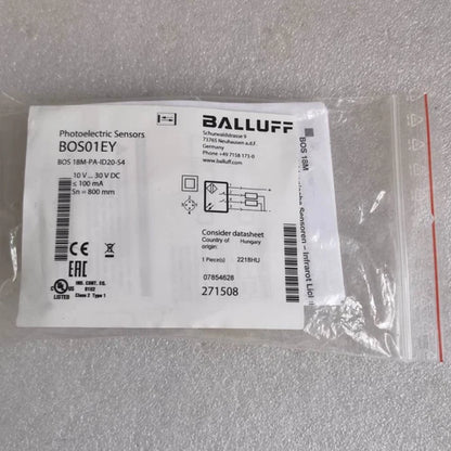 BALLUFF BOS 18M-PA-ID20-S4 Photoelectric Sensor One Free Shipping