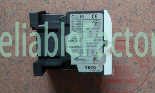 CU-16 220VAC TECO Contactor free ship