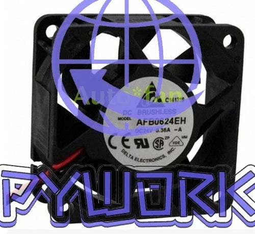 1pc AFB0624EH-ABR00 three-wire ball server cooling fan#