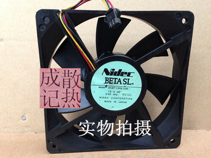 1pcs  NIDEC D12T-12PG 12CM 12025 03B 12V 0.30A inverter fan