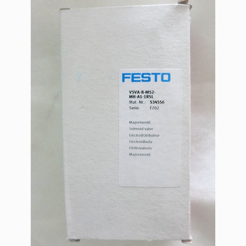 Festo VSVA-B-M52-MH-A1-1R5L 534556 Solenoid Valve One Free Shipping