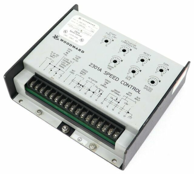New Woodward 2301A Forward Acting Speed Control - Model Number: 2301A, Serial Number: 9907-014 - WOODWARD