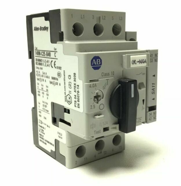 new Allen-Bradley 140MC2EB40 Motor Protection Circuit Breaker