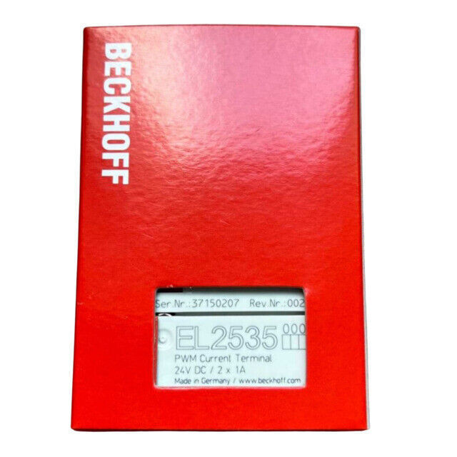 new Beckhoff 2-channel 24V DC 1A EtherCAT Terminal - EL2535