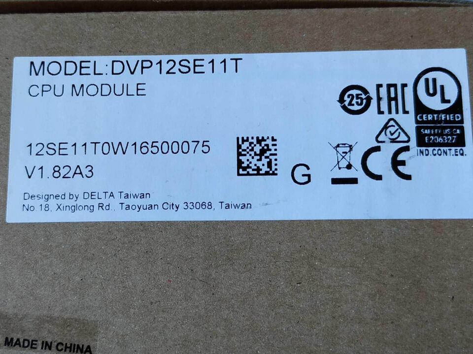 new Delta DVP12SE11T PLC One ping - DELTA