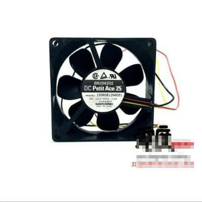 new 1pcs Sanyo 109R0812H4D01 8025 8CM 12V 0.13A dual ball 3 wire cooling fan